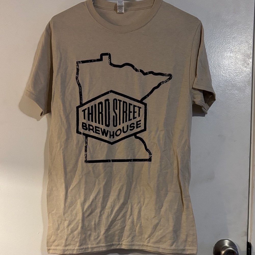 Jerzees Beige Third Street Brewhouse T-Shirt